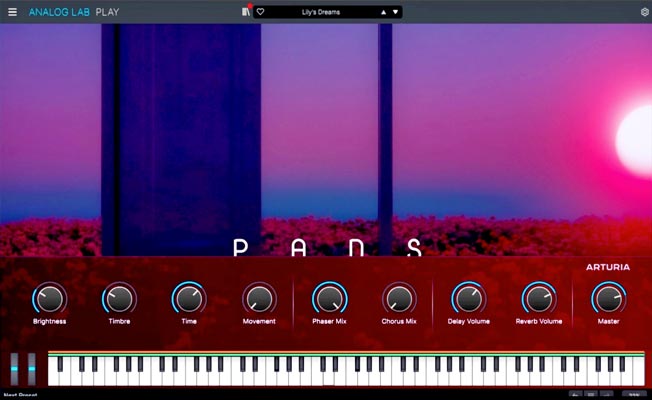Analog Lab Play, Arturia - Screenshot