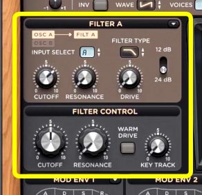 Oscillator filter and general filter