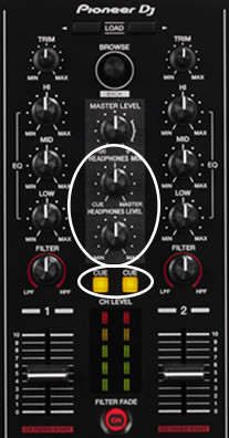 Headphone Cueing Controls