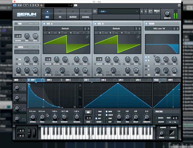 Serum VST Screenshot