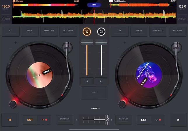 edjing Mix - application DJ pour mobiles (Android et iOS) - Capture d'écran