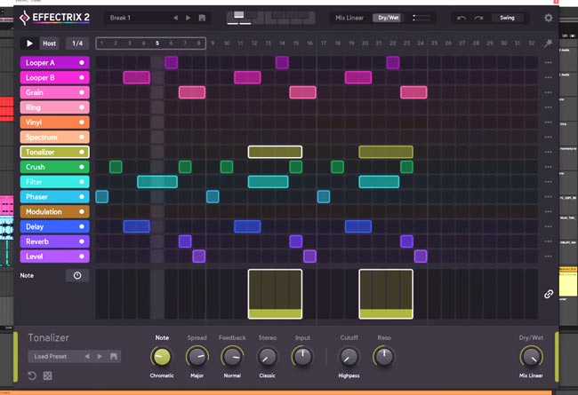 Effectrix 2 de Sugar Bytes - Capture d'écran