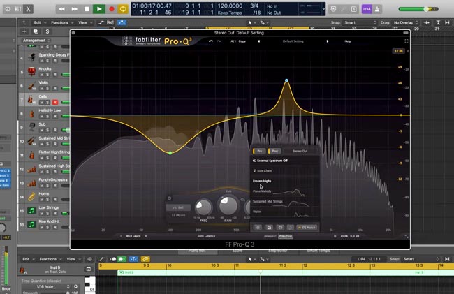 FabFilter Pro-Q3 - Capture d'écran