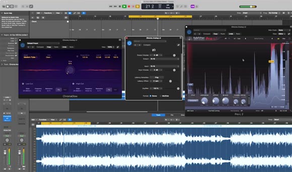 Logic Pro - Capture d'écran 