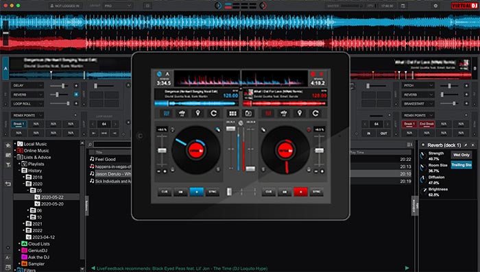 Virtual DJ Remote capture d'écran