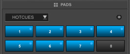 Modulo di HOT CUE in Virtual DJ