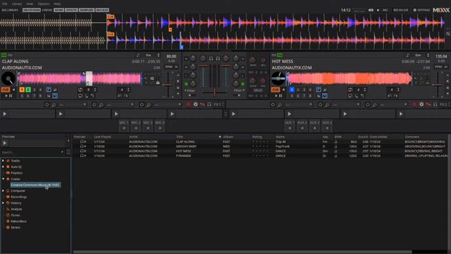 Mixxx - Screenshot