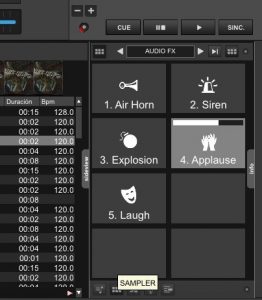 Sampler o Campionatore in Virtual DJ
