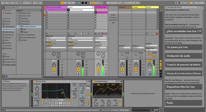 Ableton Live - Captura de tela