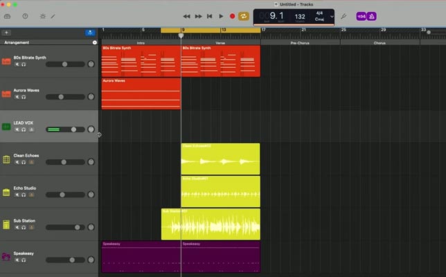 GarageBand para Windows (PC) - Captura de tela