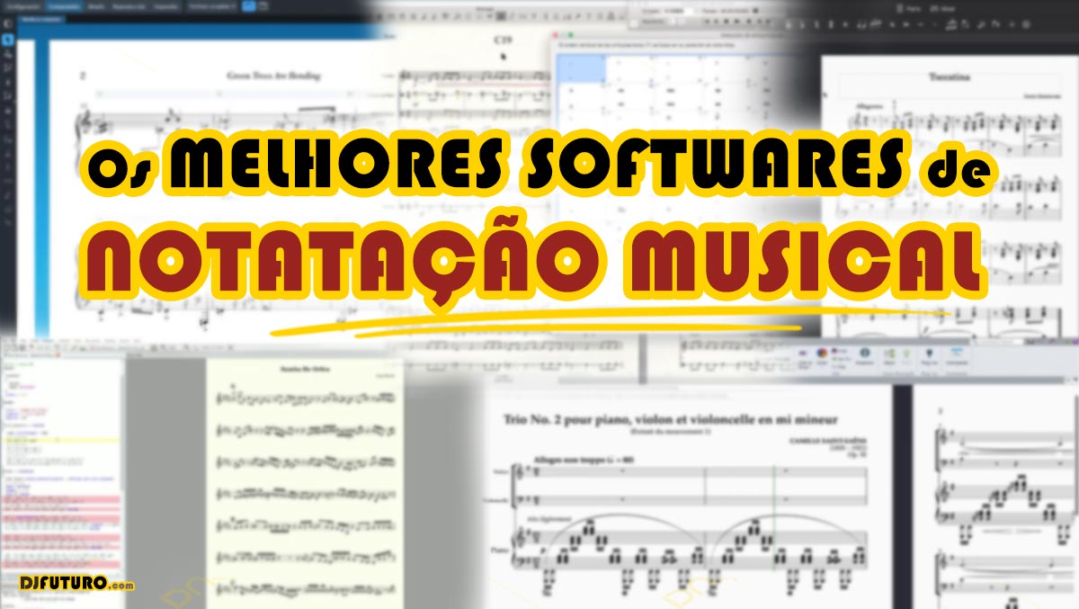 Softwares de notação musical para escrever partituras