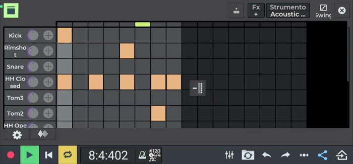 n-Track Studio app DAW para dispositivos móveis (iOS e Android) - Captura de tela
