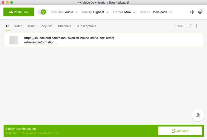 Converter SoundCloud para WAV