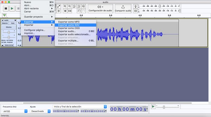 Convertir MP3 a Wav Gratis