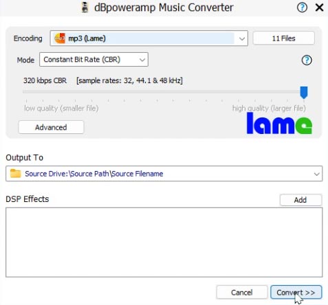 dBpoweramp Music Converter - Captura de pantalla