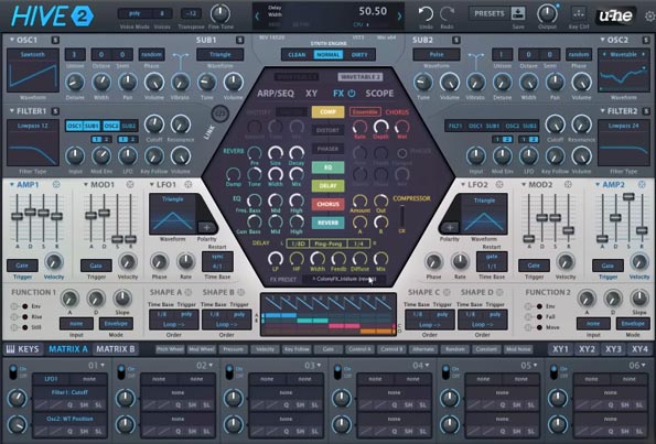u-he Hive 2 VST - Captura de pantalla 