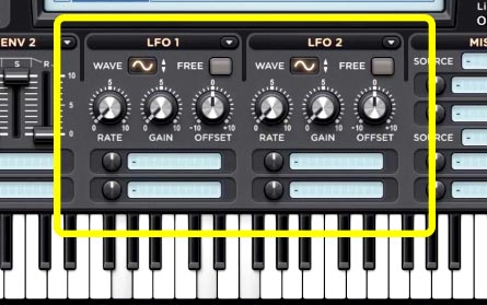 LFO: Oscilador de baja frecuencia