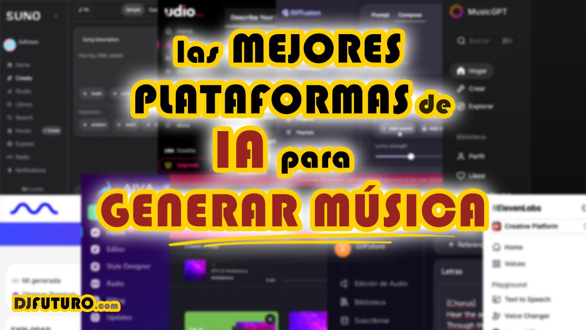 Mejores Plataformas para Generar Música con IA