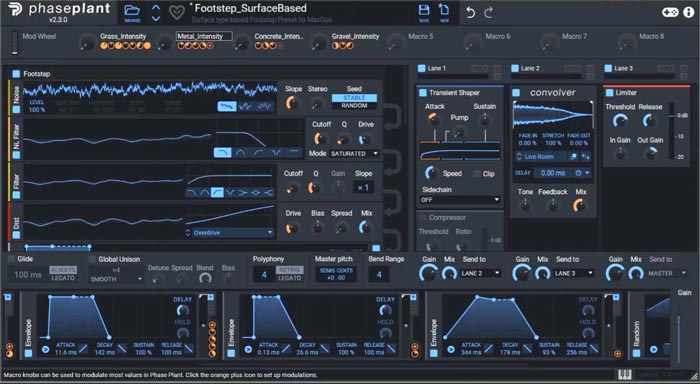 Phase Plant Kilohearts - Captura de Pantalla