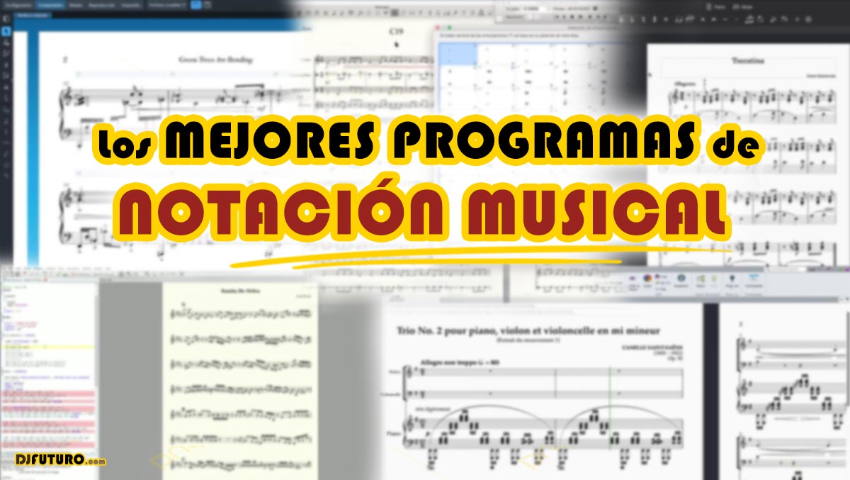 Programas de notación musical para crear partituras